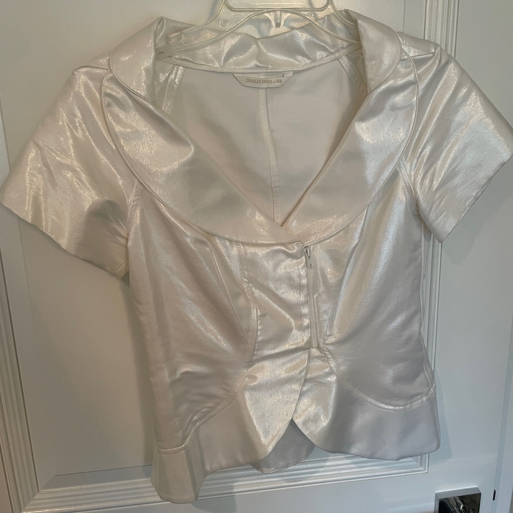 Charles Chang-Lima Crop Semi-Shiny Shirt